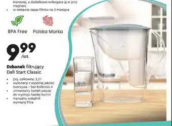 Biedronka Dzbanek filtrujący start classic 3.3 l niebieski 1 SZT oferta