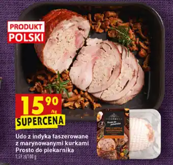 Biedronka Udo z indyka faszerowane z marynowanymi kurkami Prosto do piekarnika kg oferta