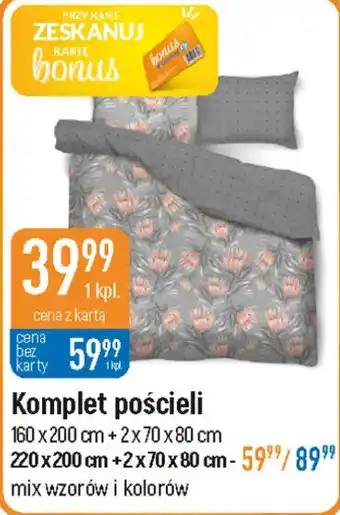 E.Leclerc Komplet pościeli 160x200cm + 2x70x80cm oferta