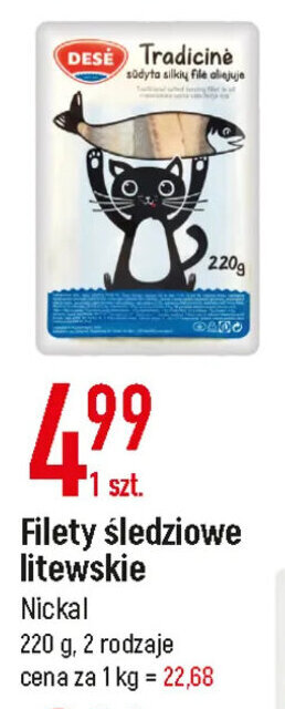 E.Leclerc Nickal filety śledziowe litewskie 220g oferta
