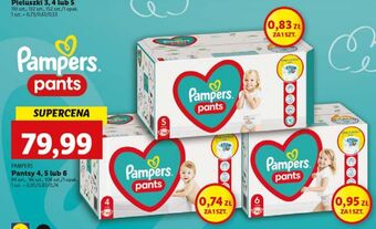 Lidl Pieluchomajtki 6 pampers pants oferta