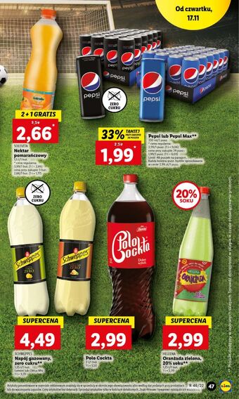 Lidl Napój pepsi max oferta