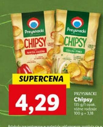 Lidl Chipsy cebulka dymka przysnacki oferta