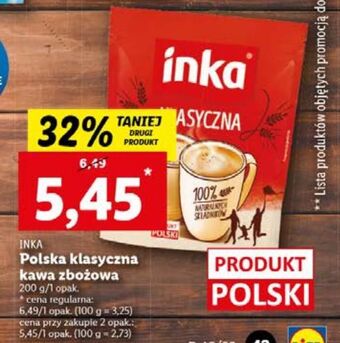 Lidl Kawa inka klasyczna oferta