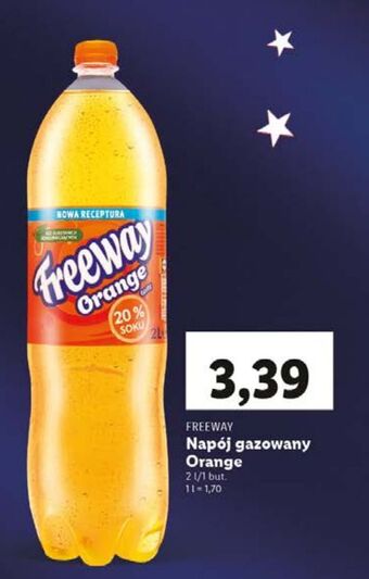 Lidl Napój gazowany orange freeway oferta