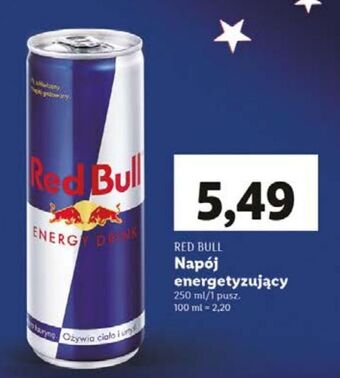 Lidl Napój energetyczny red bull oferta