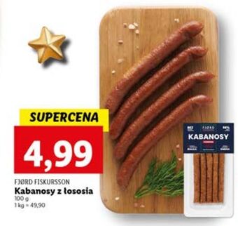Lidl Kabanosy z łososia fjord oferta