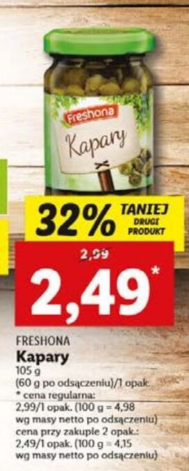 Lidl Kapary freshona oferta