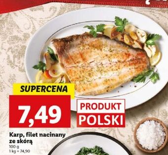 Lidl Karp - filet nacinany ze skórą oferta