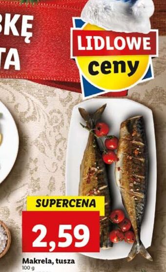 Lidl Makrela tusza oferta