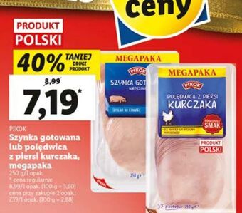 Lidl Szynka gotowana pikok oferta