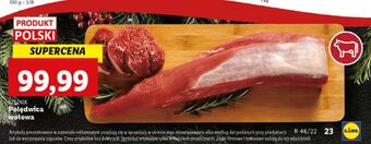 Lidl Polędwica wołowa rzeźnik codzienna dostawa oferta