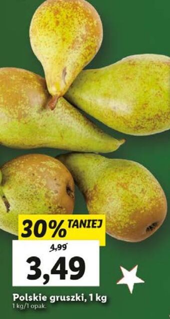 Lidl Gruszki oferta