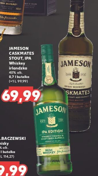 Kaufland Whiskey jameson caskmates ipa oferta