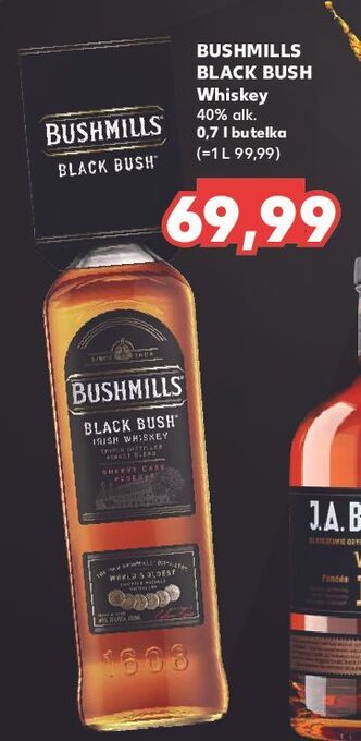 Whiskey bushmills black bush