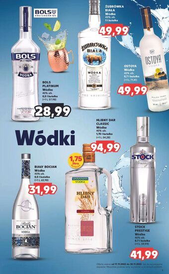 Kaufland Wódka żubrówka biała oferta