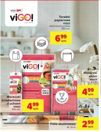 Carrefour Woreczki śniadaniowe z uchami oferta