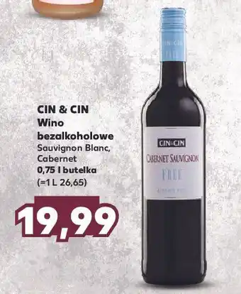 Kaufland Wino cin&cin cabernet sauvignon free oferta