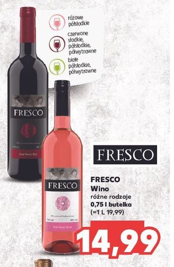 Kaufland Wino fresco semi sweet oferta