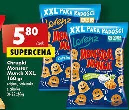 Biedronka Chrupki original lorenz monster munch oferta