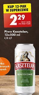 Biedronka Piwo kasztelan niepasteryzowane oferta