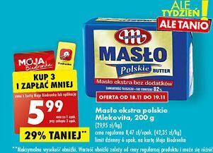 Biedronka Masło ekstra mlekovita polskie oferta