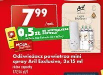 Biedronka Odświeżacz powietrza light blossmom + 3 wkłady aril exclusive oferta