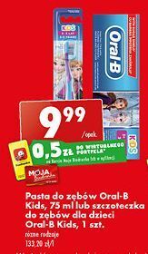 Biedronka Szczoteczka do zębów frozen oral-b d100 kids oferta