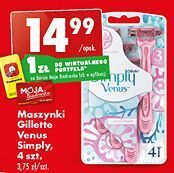 Biedronka Maszynka do golenia gillette simply venus 3 oferta