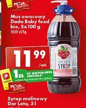 Biedronka Syrop malinowy dar lata oferta