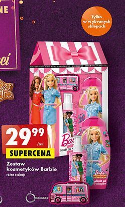 Biedronka Zestaw kosmetyków do kąpieli barbie oferta