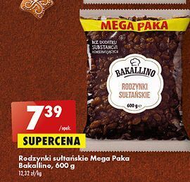 Biedronka Rodzynki sułtańskie bakallino oferta
