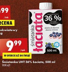 Biedronka Śmietanka 36 % łaciata oferta