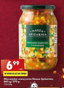 Biedronka Mieszanka warzywna z kukurydzą nasza spiżarnia oferta