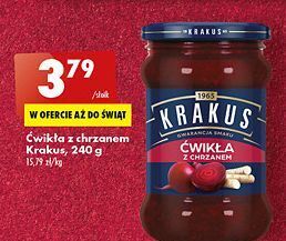 Biedronka Ćwikła z chrzanem krakus maspex oferta