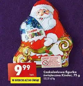 Biedronka Figurka czekoladowa mikołaj kinder niespodzianka oferta