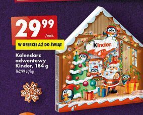 Biedronka Kalendarz adwentowy kinder oferta