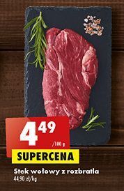 Biedronka Stek wołowy z rostbefu oferta