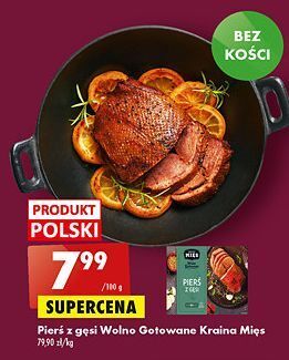 Biedronka Pierś z gęsi wolno gotowane kraina mięs oferta