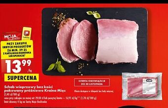 Biedronka Schab wieprzowy bez kości kraina mięs oferta