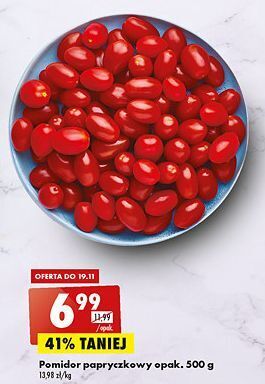 Biedronka Pomidory papryczkowe czerwone oferta