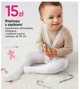 Rajstopy z szelkami chłopięce 62-92 cm