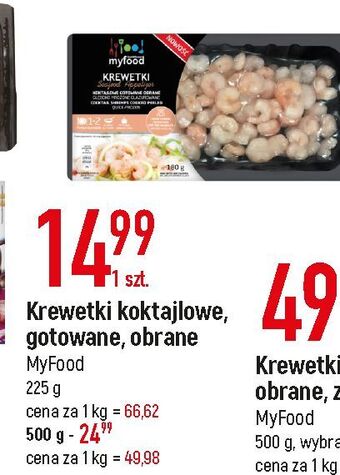 E.Leclerc Krewetki koktajlowe myfood oferta
