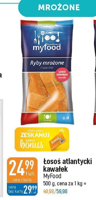 E.Leclerc Łosoś atlantycki kawałki myfood oferta