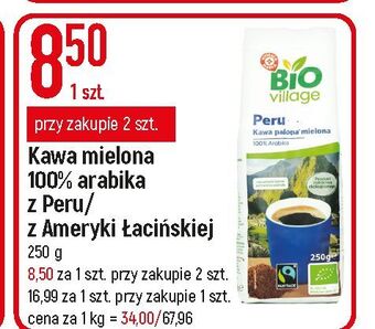 E.Leclerc Kawa peru wiodąca marka bio village oferta