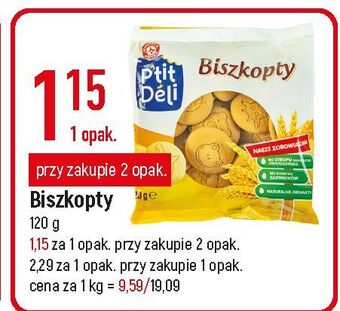 E.Leclerc Biszkopty wiodąca marka p'tit deli oferta
