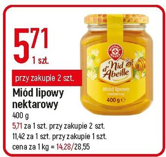 E.Leclerc Miód pszczeli lipowy wiodąca marka nid d'abeille oferta