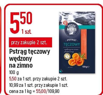 E.Leclerc Pstrąg tęczowy wędzony plastry wiodąca marka ronde des mers oferta