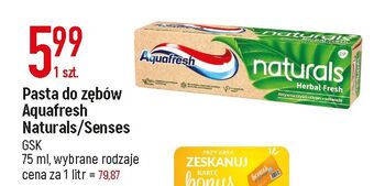 E.Leclerc Pasta do zębów refreshing aquafresh senses oferta