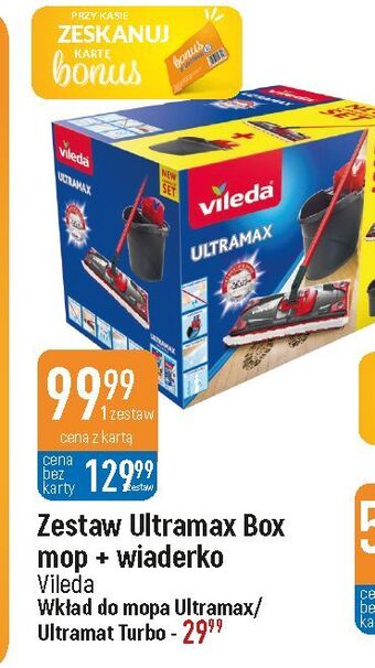 E.Leclerc Mop z wiadrem vileda ultramax oferta
